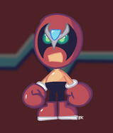 Fanart of Strong Bad from Homestar Runner